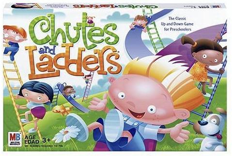 preschool board games, Chutes and Ladders