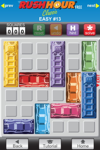 iPad apps game, Rush Hour