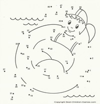 kids printable dot to dot