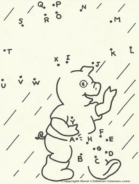 kids printable dot to dot