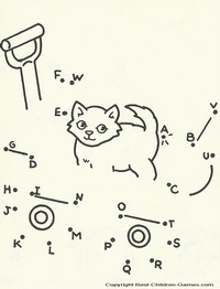 kids printable dot to dot