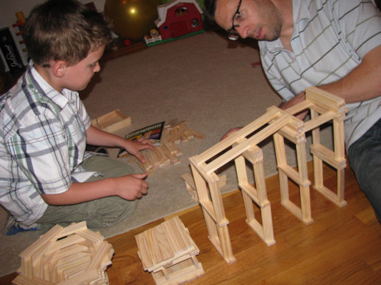 building games for kids and daddy's