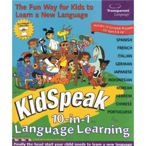 Kidspeak 10- 1 language learning