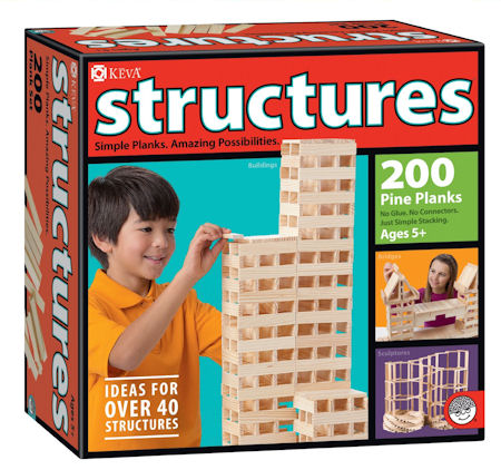 Mindware Strucures, building with planks