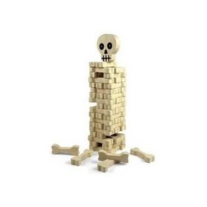 Halloween games for children, stack the bones