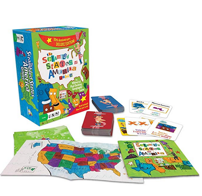 Geography board games Scrambled States